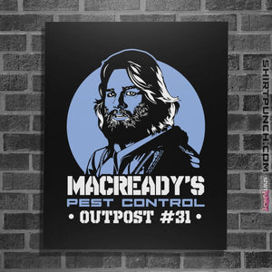 Shirts Posters / 4"x6" / Black Macready's Pest Control