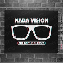 Load image into Gallery viewer, Shirts Posters / 4&quot;x6&quot; / Black Nada Vision
