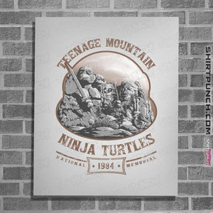 Shirts Posters / 4"x6" / White Teenage Mountain