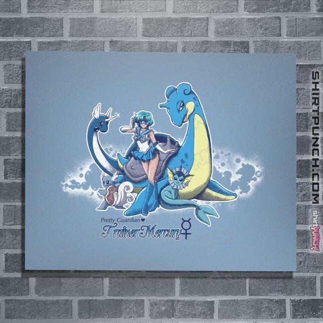 Shirts Posters / 4"x6" / Powder Blue Trainer Mercury