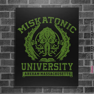 Shirts Posters / 4"x6" / Black Miskatonic University