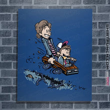 Load image into Gallery viewer, Shirts Posters / 4&quot;x6&quot; / Royal Blue Pretty Dang Good Babysitter
