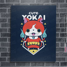 Load image into Gallery viewer, Shirts Posters / 4&quot;x6&quot; / Navy Cute Yokai
