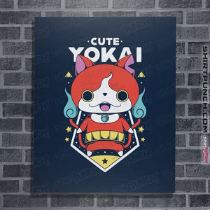 Shirts Posters / 4"x6" / Navy Cute Yokai