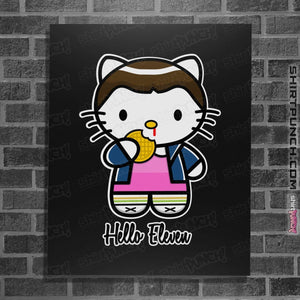 Shirts Posters / 4"x6" / Black Hello Eleven