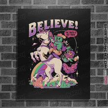 Load image into Gallery viewer, Daily_Deal_Shirts Posters / 4&quot;x6&quot; / Black Believe!
