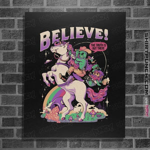 Daily_Deal_Shirts Posters / 4"x6" / Black Believe!