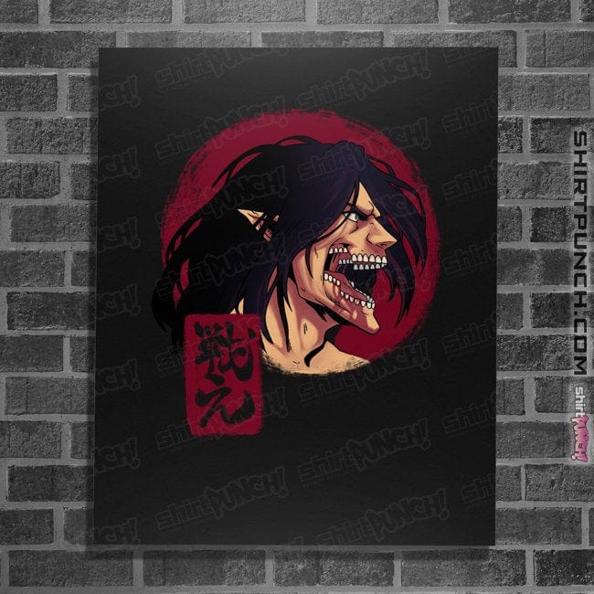 Secret_Shirts Posters / 4"x6" / Black The Fighter
