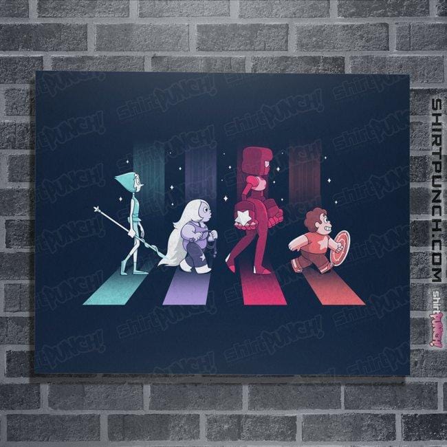Shirts Posters / 4"x6" / Navy Crystal Road