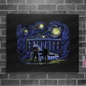 Daily_Deal_Shirts Posters / 4"x6" / Black Starry Future