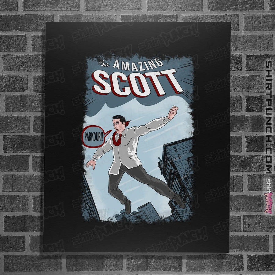 Shirts Posters / 4"x6" / Black The Amazing Scott