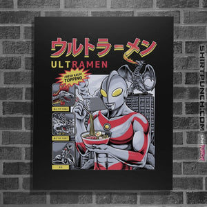 Shirts Posters / 4"x6" / Black Ultramen