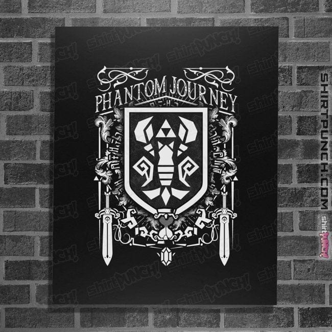 Shirts Posters / 4"x6" / Black Phantom Journey
