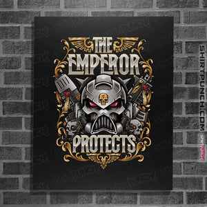 Secret_Shirts Posters / 4"x6" / Black The Emperor Protects!