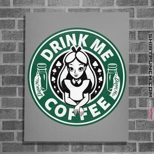 Daily_Deal_Shirts Posters / 4"x6" / Sports Grey Drink Me Coffee