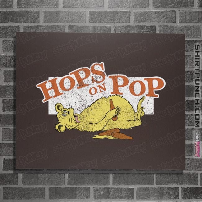 Shirts Posters / 4"x6" / Dark Chocolate Hops On Pop