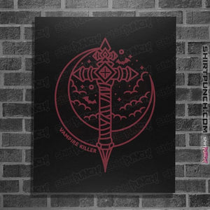 Shirts Posters / 4"x6" / Black Vampire Killer