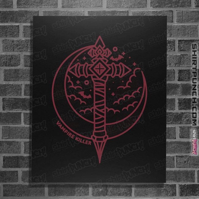 Shirts Posters / 4"x6" / Black Vampire Killer