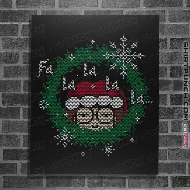 Daily_Deal_Shirts Posters / 4"x6" / Black Sick Sad Sweater