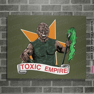 Secret_Shirts Posters / 4"x6" / Military Green Toxic Empire