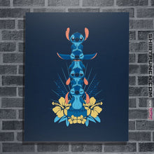 Load image into Gallery viewer, Shirts Posters / 4&quot;x6&quot; / Navy Alien Mood Totem

