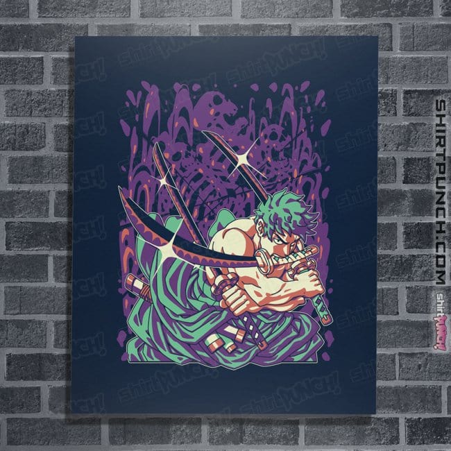 Secret_Shirts Posters / 4"x6" / Navy Zoro