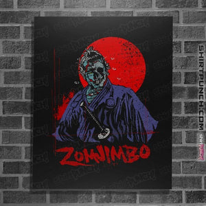 Secret_Shirts Posters / 4"x6" / Black Zomjimbo