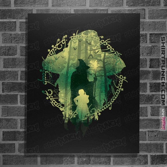 Daily_Deal_Shirts Posters / 4"x6" / Black The Grey Pilgrim