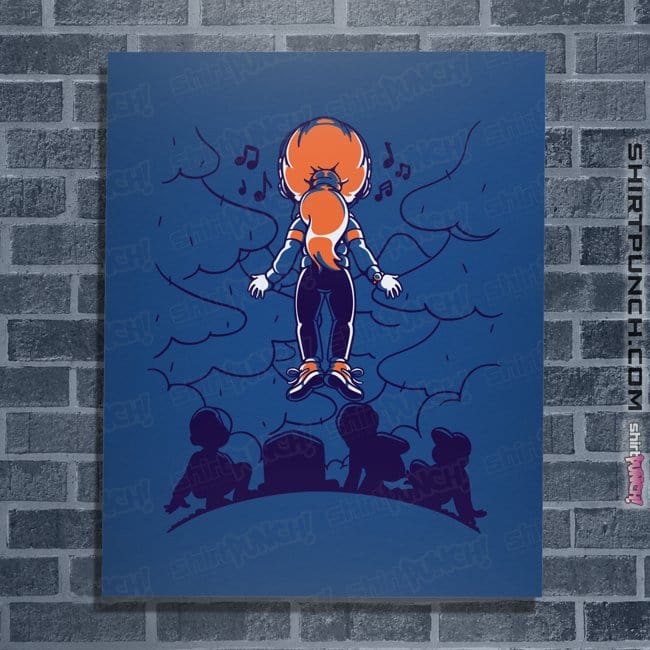 Daily_Deal_Shirts Posters / 4"x6" / Royal Blue Max Rescue