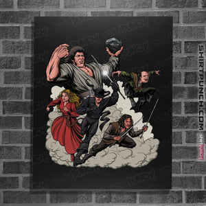 Shirts Posters / 4"x6" / Black Princess Squad