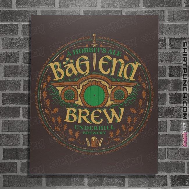 Shirts Posters / 4"x6" / Dark Chocolate Bag End Brew
