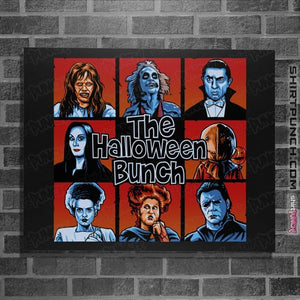 Daily_Deal_Shirts Posters / 4"x6" / Black Halloween Bunch