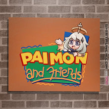 Load image into Gallery viewer, Secret_Shirts Posters / 4&quot;x6&quot; / Orange Paimon And Friends!
