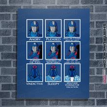 Load image into Gallery viewer, Daily_Deal_Shirts Posters / 4&quot;x6&quot; / Royal Blue The Many Faces of Cobra Commander

