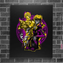 Load image into Gallery viewer, Shirts Posters / 4&quot;x6&quot; / Black Attack Of Giorno
