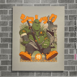 Daily_Deal_Shirts Posters / 4"x6" / Natural Samurai Shurekk