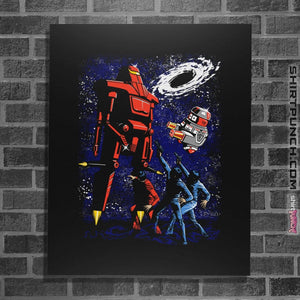 Shirts Posters / 4"x6" / Black Killer Space Robot