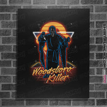 Load image into Gallery viewer, Shirts Posters / 4&quot;x6&quot; / Black Retro Woodsboro Killer
