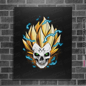 Daily_Deal_Shirts Posters / 4"x6" / Black Majin Skeletron