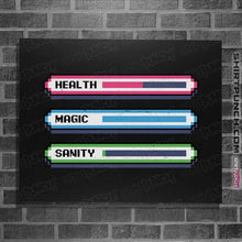 Load image into Gallery viewer, Secret_Shirts Posters / 4&quot;x6&quot; / Black Current Stats
