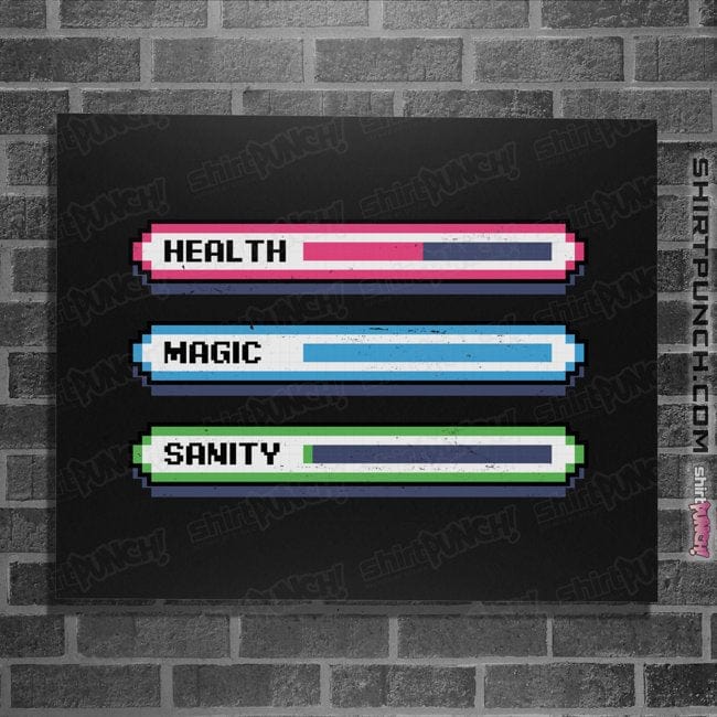 Secret_Shirts Posters / 4"x6" / Black Current Stats