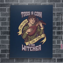 Load image into Gallery viewer, Shirts Posters / 4&quot;x6&quot; / Navy Toss A Coin

