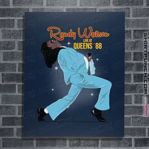Daily_Deal_Shirts Posters / 4"x6" / Navy Live At Queens '88