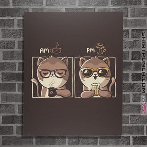 Shirts Posters / 4"x6" / Dark Chocolate AM PM