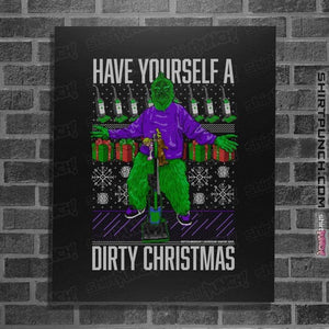 Daily_Deal_Shirts Posters / 4"x6" / Black Ugly Mr Grouchy Sweater
