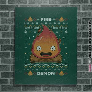 Secret_Shirts Posters / 4"x6" / Forest Fire Demon Christmas