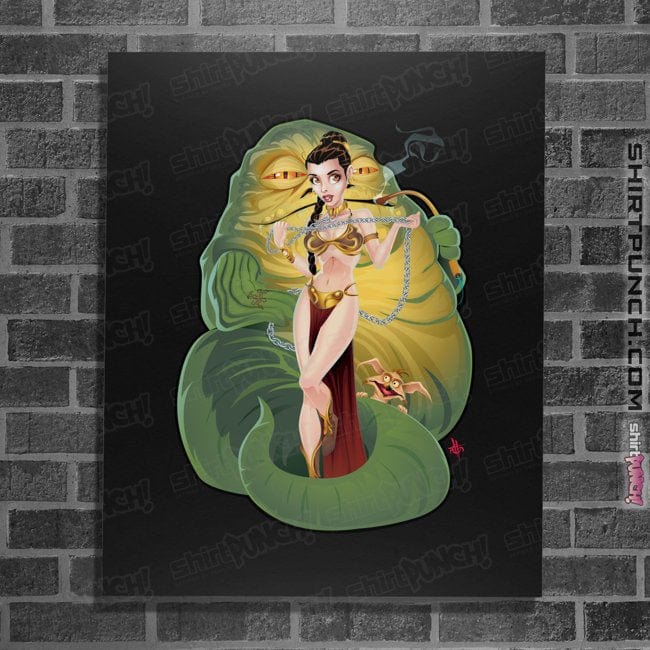 Secret_Shirts Posters / 4"x6" / Black Leia & Jabba