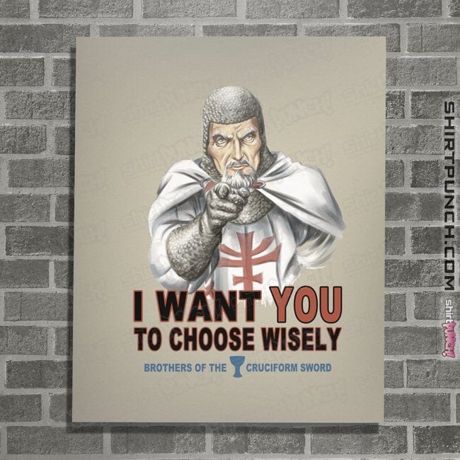 Shirts Posters / 4"x6" / Natural Choose Wisely