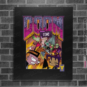 Daily_Deal_Shirts Posters / 4"x6" / Black DOOOM