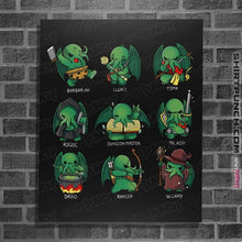 Load image into Gallery viewer, Shirts Posters / 4&quot;x6&quot; / Black Cthulhu Roles
